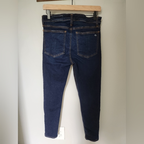 Rag & Bone Cate Mid-Rise Skinny Ankle Jeans 26" inseam Size 30 - Picture 11 of 14